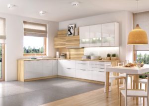 Kuchnia KAMmoduê Premium Szkło na pierwszym planie – piękna, lekka wizualnie i reprezentacyjna kuchnia